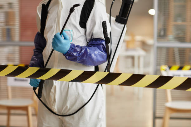 Professional Blood Cleanup technician working in Westlake, TX